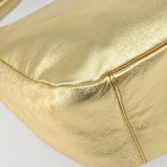 PRADA Shoulder Bag Leather Gold Auth 156454V - Picture 16 of 16